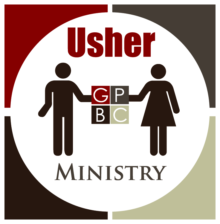 usher gloves for church with logo
